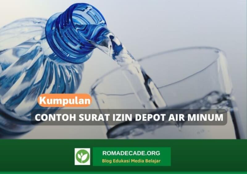 Contoh Surat Izin Depot Air Minum