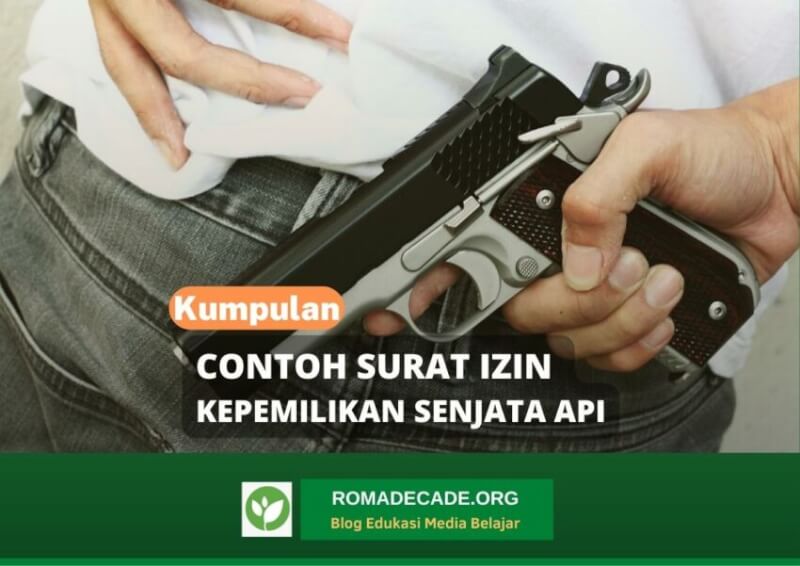 Contoh Surat Izin Kepemilikan Senjata Api