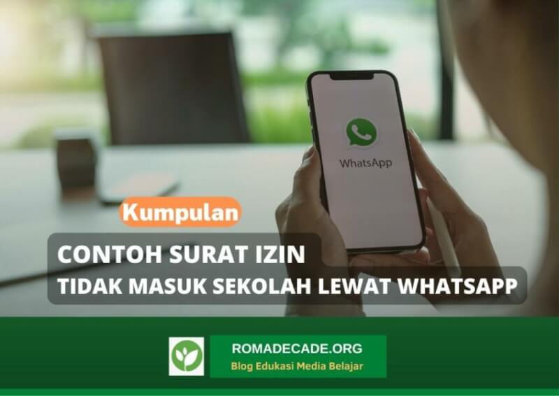 Contoh Surat Izin Tidak Masuk Sekolah Lewat WhatsApp