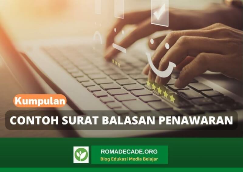 Contoh Surat Balasan Penawaran