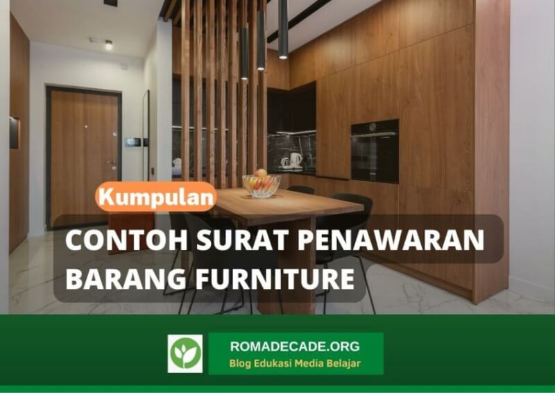 Contoh Surat Penawaran Barang Furniture